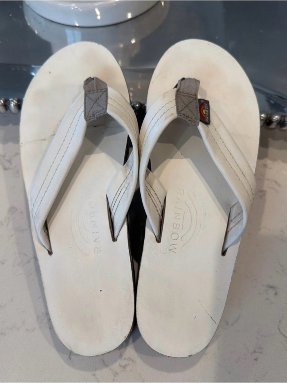 Rainbow- DOUBLE LAYER ARCH SUPPORT PREMIER LEATHER WITH A 1" STRAP